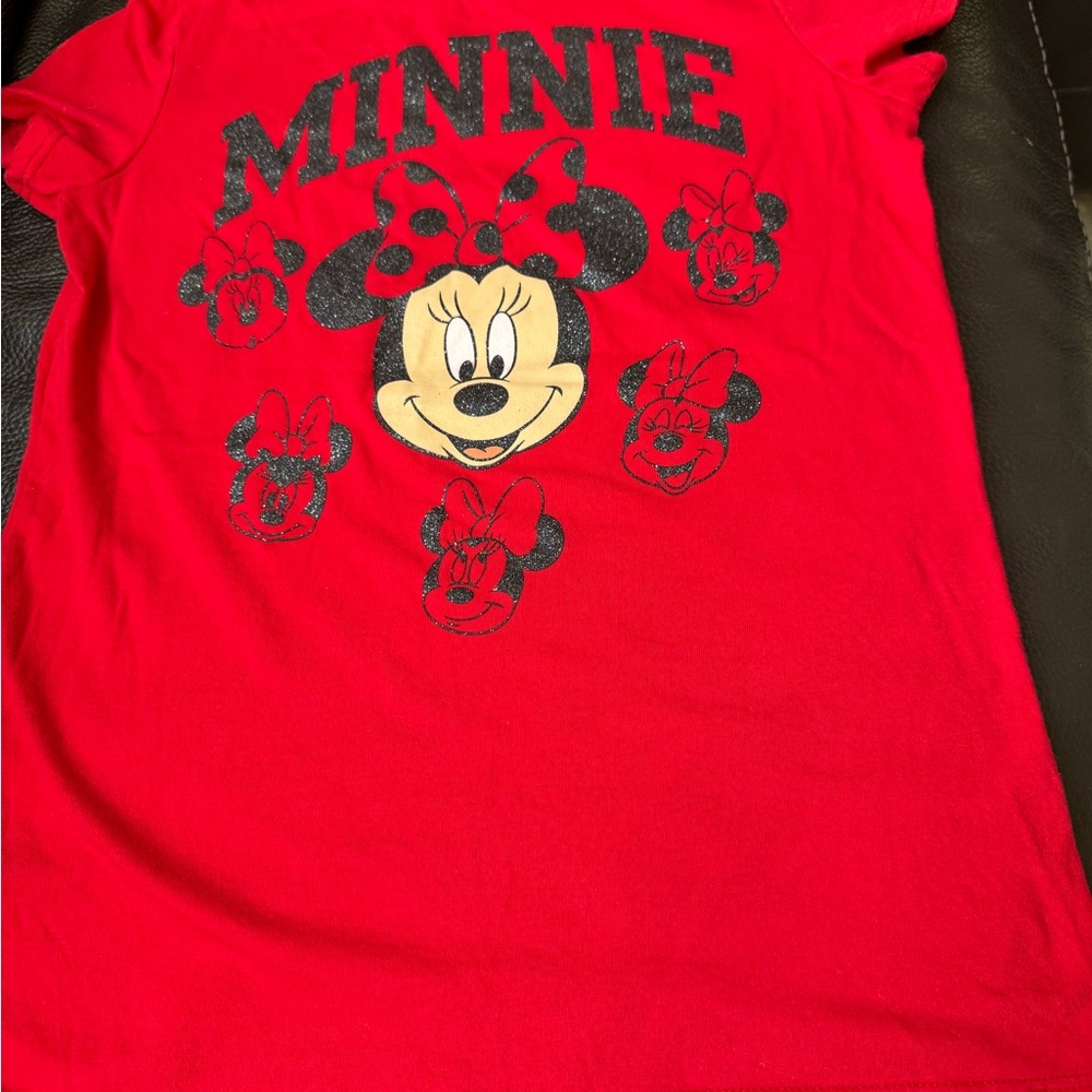 Disney Minnie Mouse Red Kids T-Shirt excellent condition